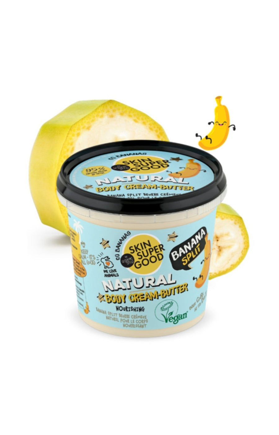 Crème-beurre nourrissante - Banane - Corps - 360 ml