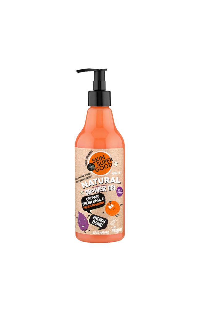 Gel douche booster d'énergie - Agrumes & basilic - 500 ml
