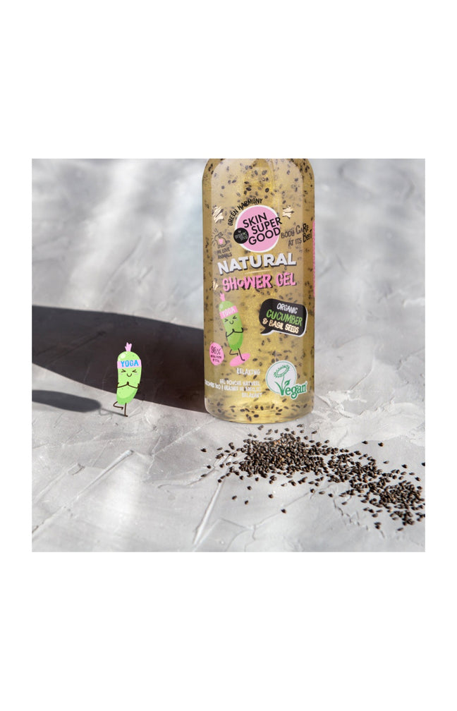 Gel douche relaxant - Concombre & graines de basilic - 250 ml