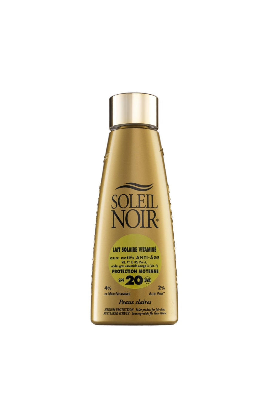 Lait solaire vitaminé SPF20 - Anti-âge  Corps - Peaux claires - 150 ml