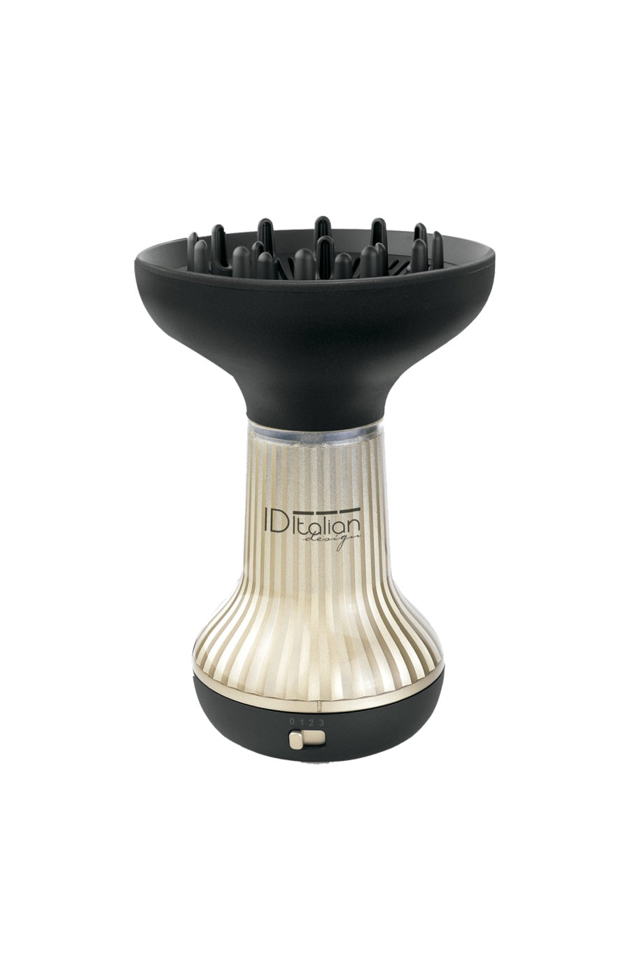 Sèche-cheveux diffuseur de boucles - Noir & doré - 800 W