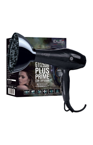 Sèche-cheveux diffuseur - GTI 2600 Plus Prime - Noir - 2200 W