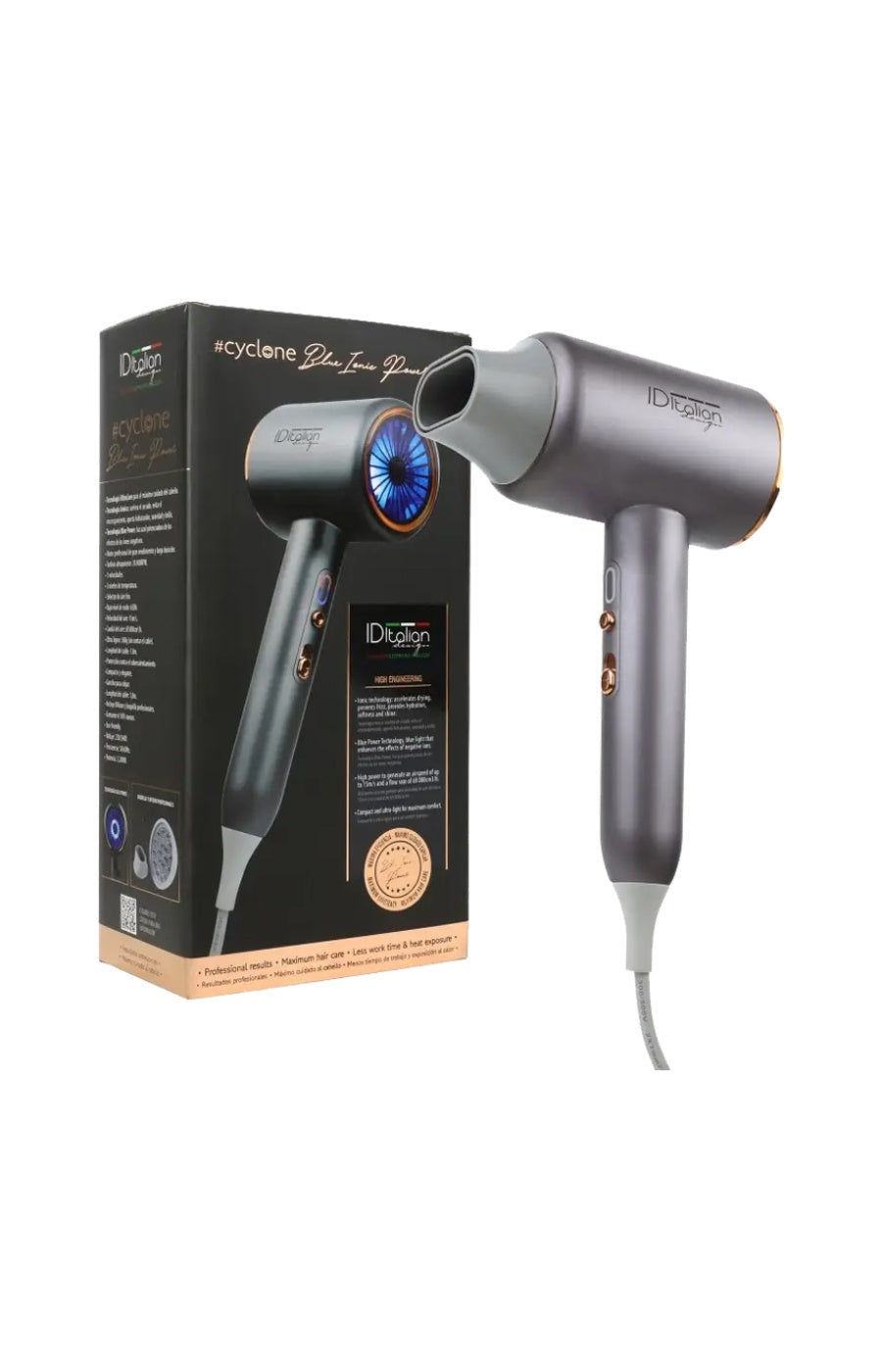 Sèche-cheveux - Cyclone Blue Ionic Power - 2200 W