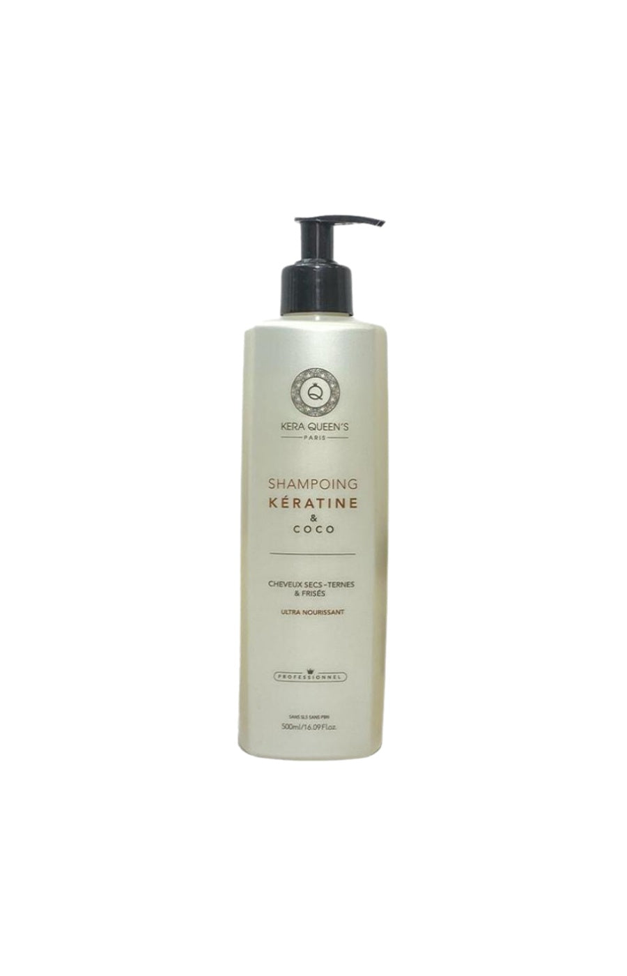 Shampoing ultra-nourrissant - Kératine & coco - Cheveux secs, ternes & frisés - 500 ml