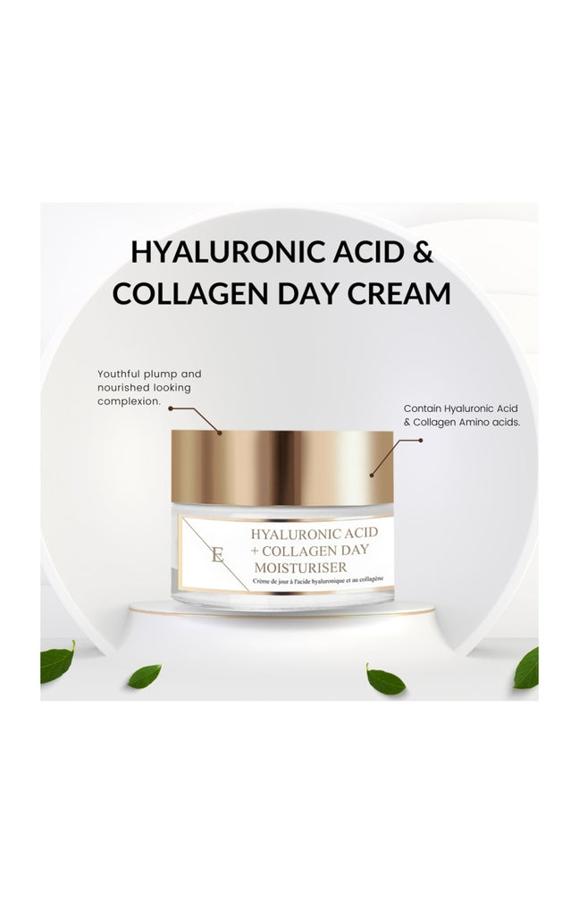 Crème de jour anti-âge - Acide hyaluronique & collagène - Peaux matures