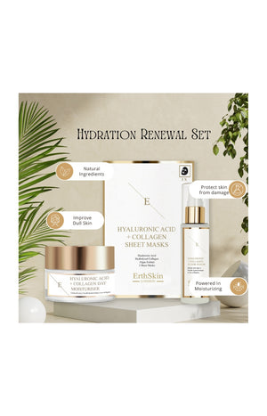 Routine anti-âge - Acide hyaluronique & collagène - Peaux matures - 3 produits