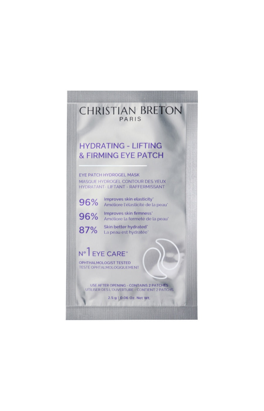 Patchs hydrogel liftant & raffermissants - Collagène - Yeux - 6 x 2 unités