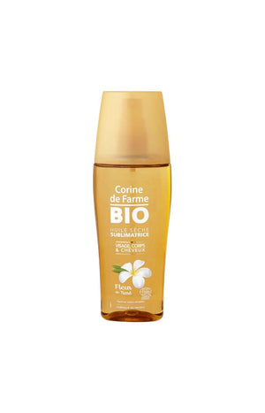 Huile sèche sublimatrice bio - Huile d'argan & monoï - Visage, corps & cheveux - 150 ml