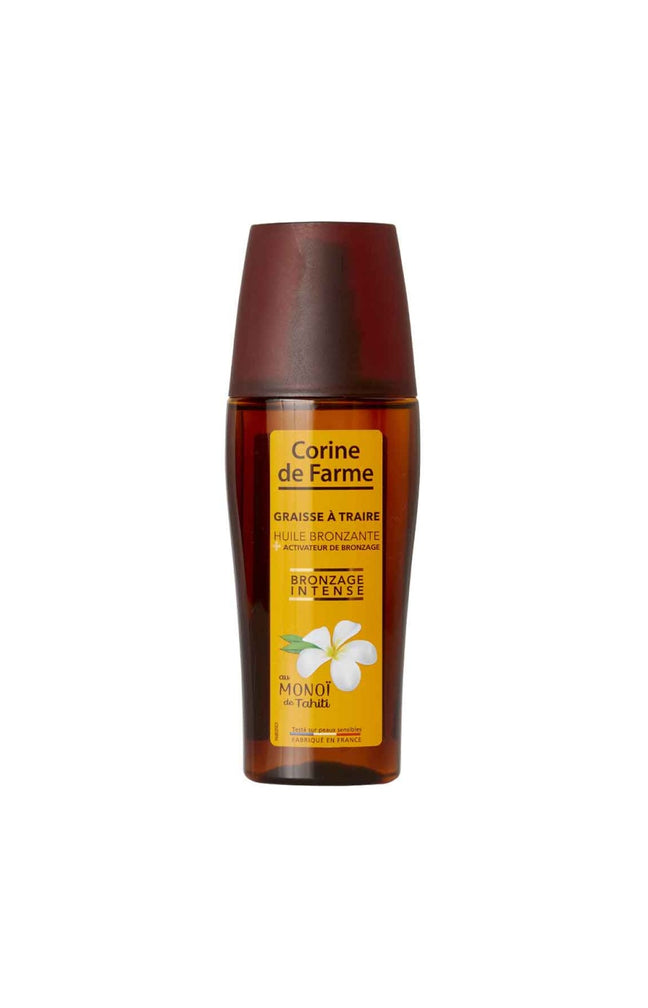Graisse à traire accélératrice de bronzage - Monoï - Peaux mates - 150 ml