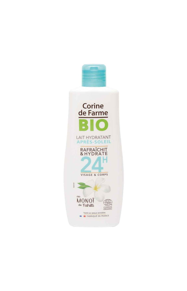 Lait hydratant après-soleil bio - Monoï - Visage & corps - 200 ml