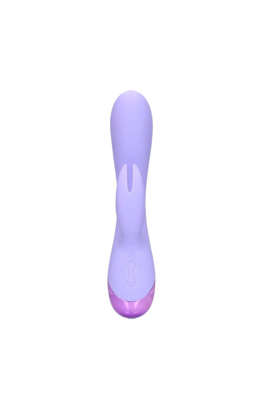 Smooth Silicone Rabbit Vibrator - Digital Lavender