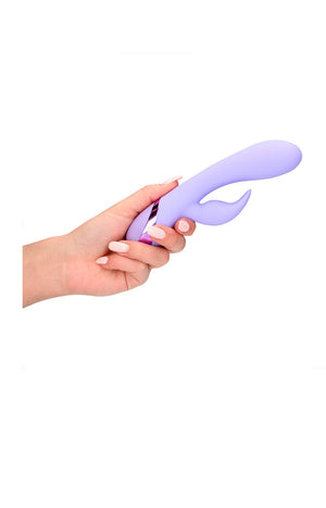 Smooth Silicone Rabbit Vibrator - Digital Lavender