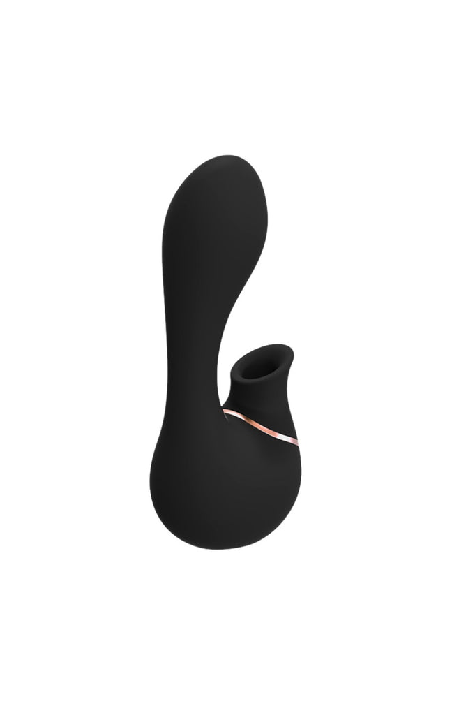 Vibromasseur point G & stimulateur de clitoris - Mythical - Noir