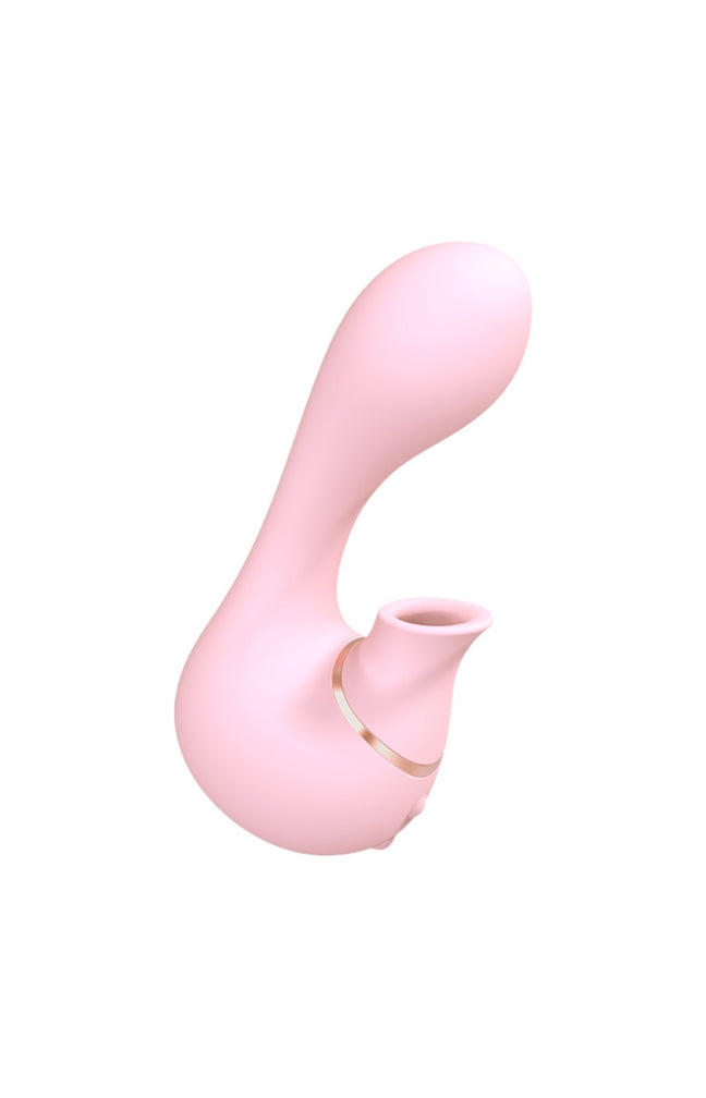 Vibromasseur point G & stimulateur de clitoris - Mythical - Rose