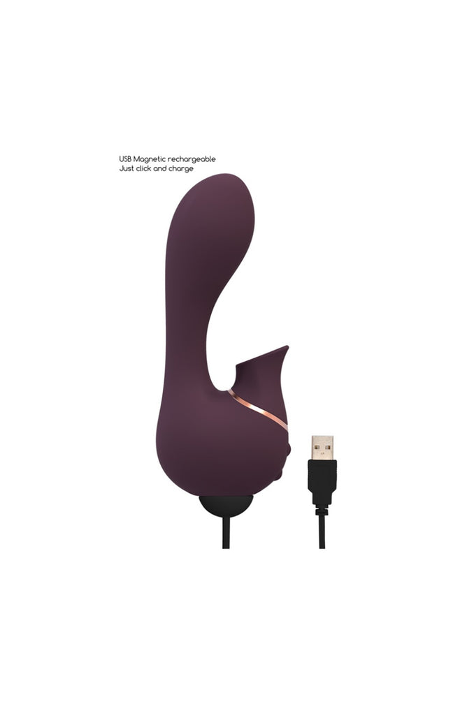 Vibromasseur point G & stimulateur de clitoris - Mythical - Violet