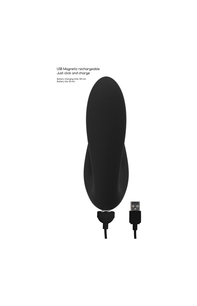 Vibromasseur point G & stimulateur de clitoris - Desirable - Noir