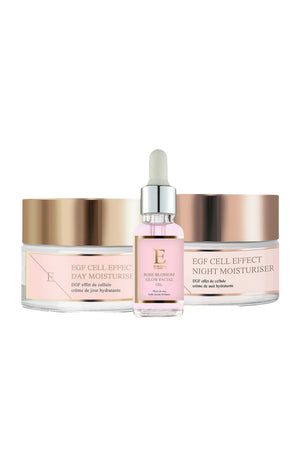 Routine hydratante  - Gell Effect & rose - peaux matures - 3 produits