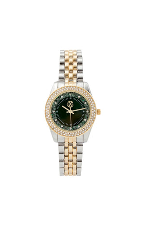 Montre à quartz - Alliage - Doré & argenté