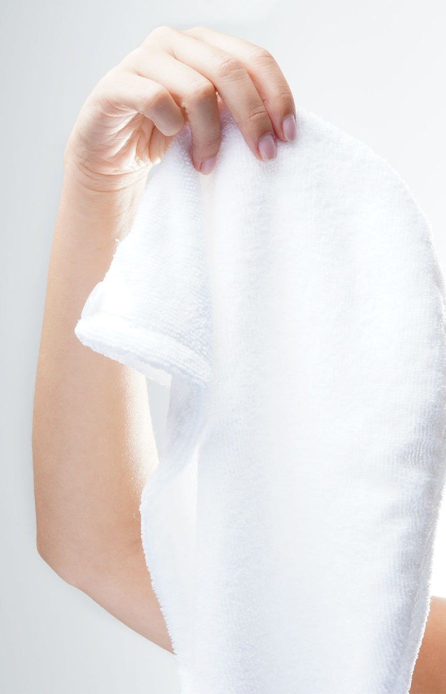 Serviette microfibre pour cheveux-Rose clair