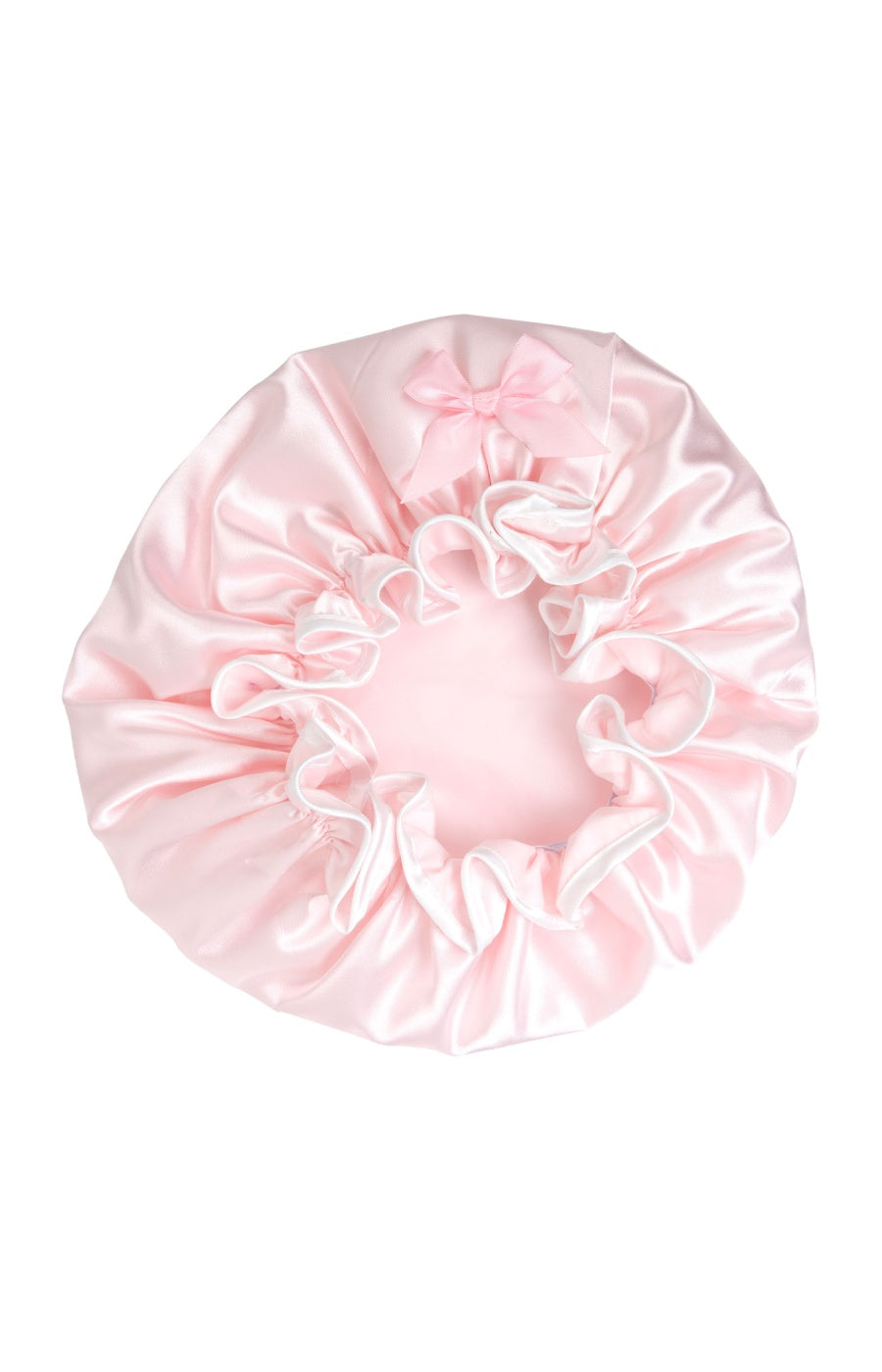 Bonnet de douche en satin - Rose