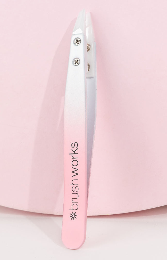 Pince à épiler - Céramique - Rose