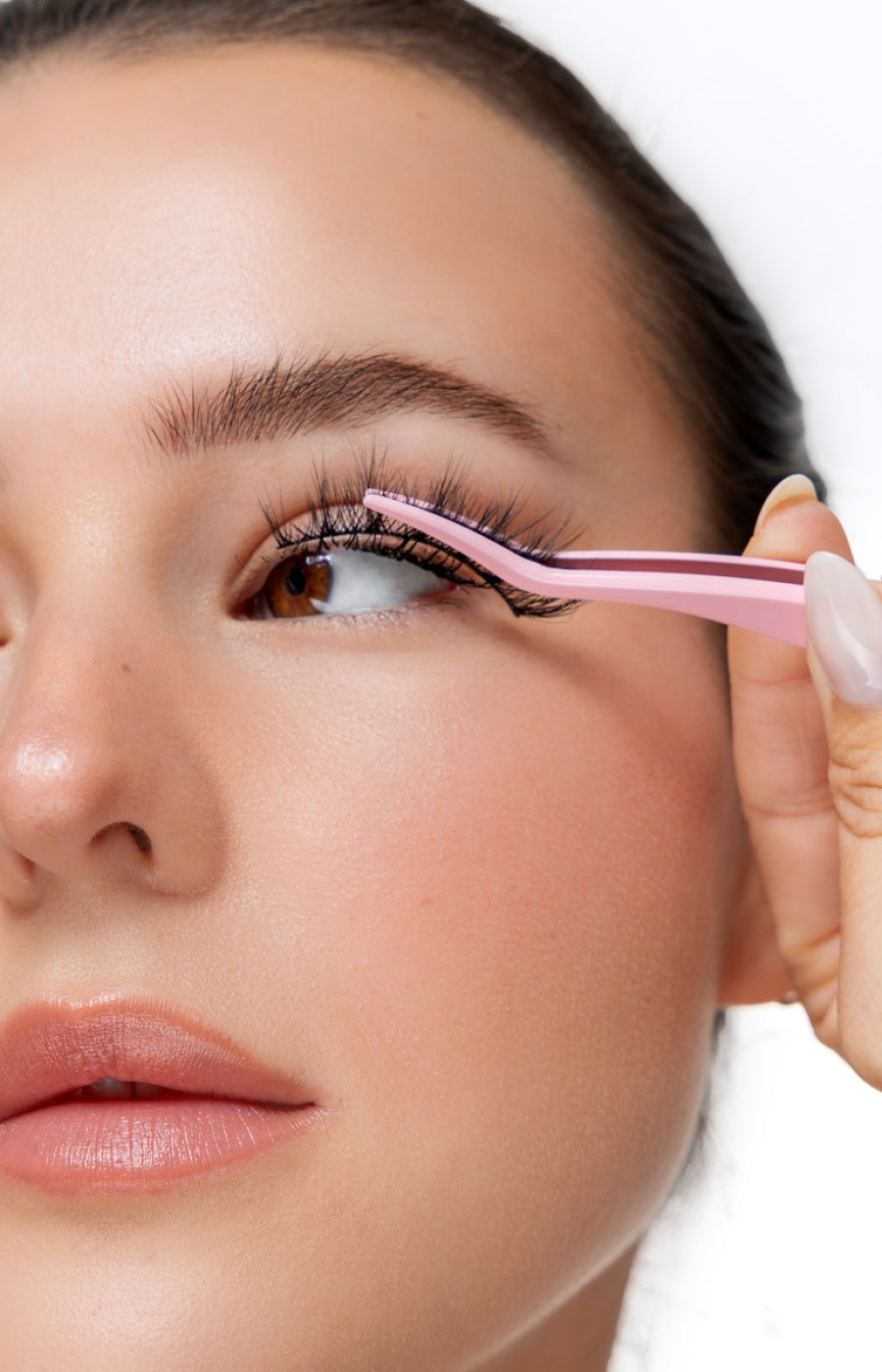 Applicateur de faux cils - Rose