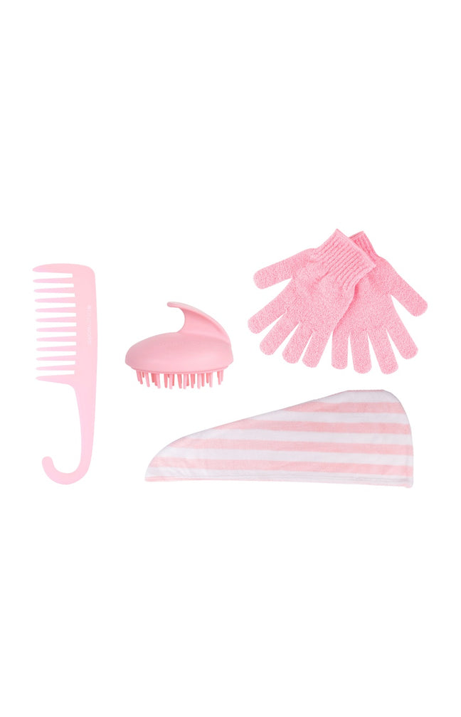 Coffret accessoires douche - Corps & cheveux - 4 produits