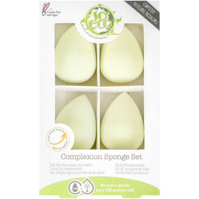 Coffret éponges blender - Teint - Jaune pâle - 4 unités