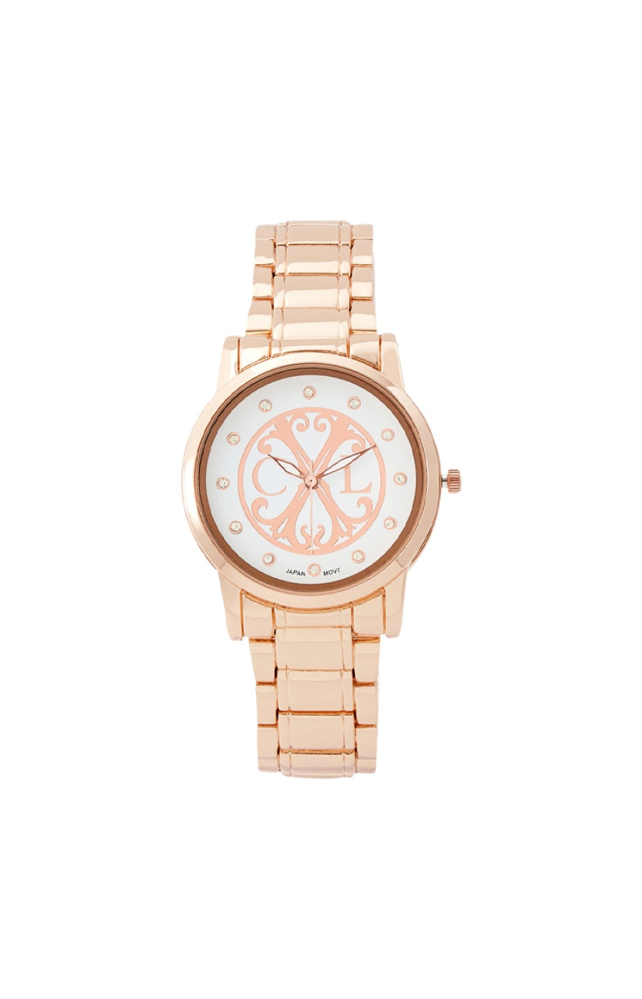 Montre à quartz - Alliage - Doré rose