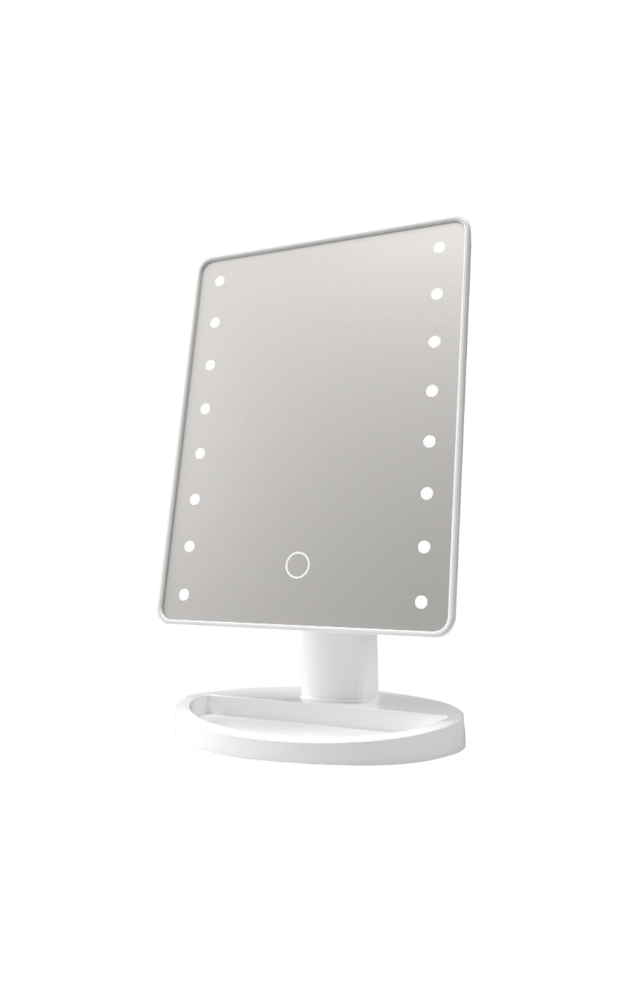 Miroir LED tactile - 180° - Blanc