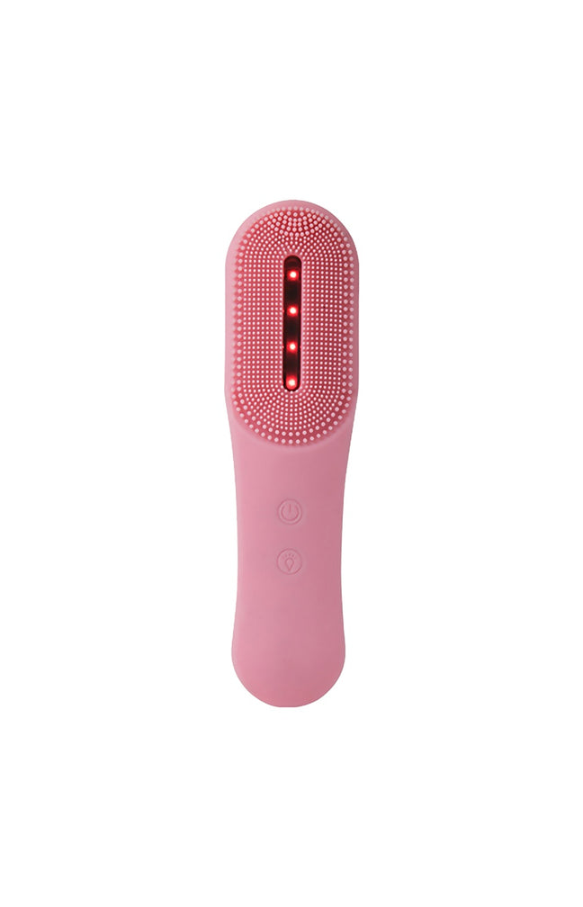 Brosse nettoyante en silicone - Visage - Rose