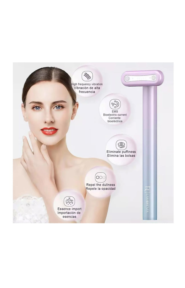 Appareil de soin 4-en-1 - Visage - Violet & turquoise