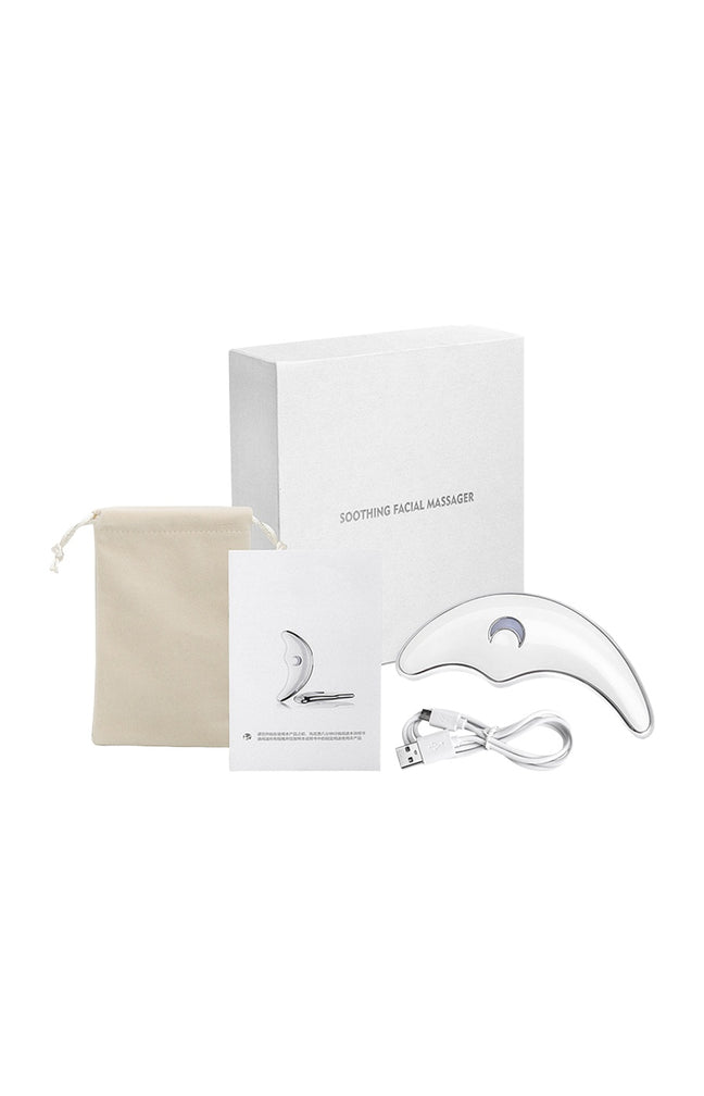 Stylo masseur Gua Sha - Visage & corps - Blanc