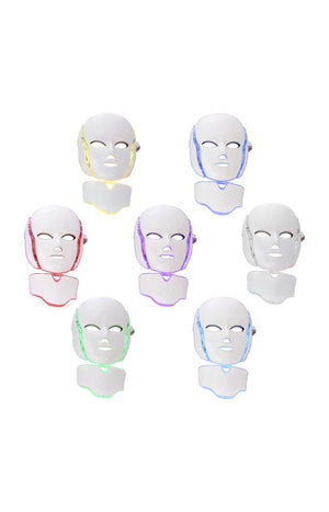 Masque de luminothérapie LED - Visage - 7 couleurs
