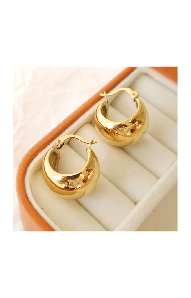 Boucles d'oreilles - Laiton doré plaqué or