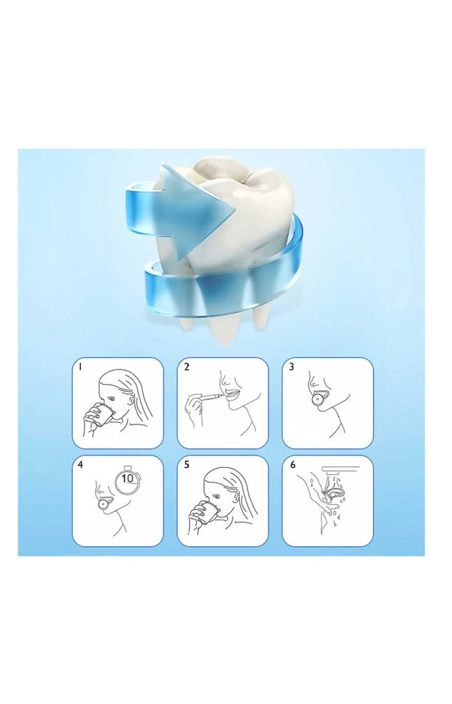 Appareil blanchisseur de dents LED - Blanc