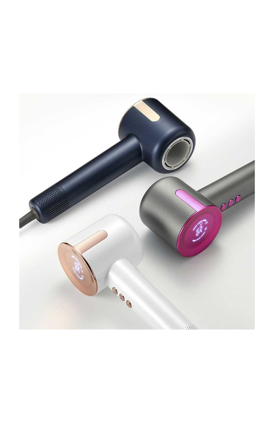 Sèche-cheveux ionisant - Blanc - 1500 W