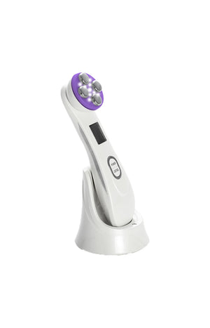 Électrostimulateur anti-âge - 5 fonctions - Visage - Blanc