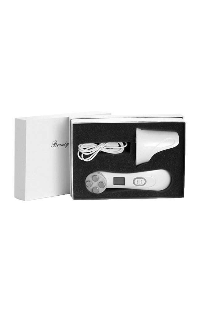Électrostimulateur anti-âge - 5 fonctions - Visage - Blanc