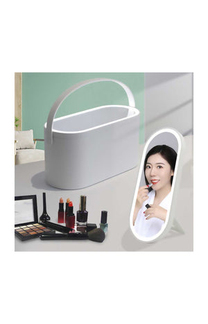 Miroir LED & boîte de rangement
