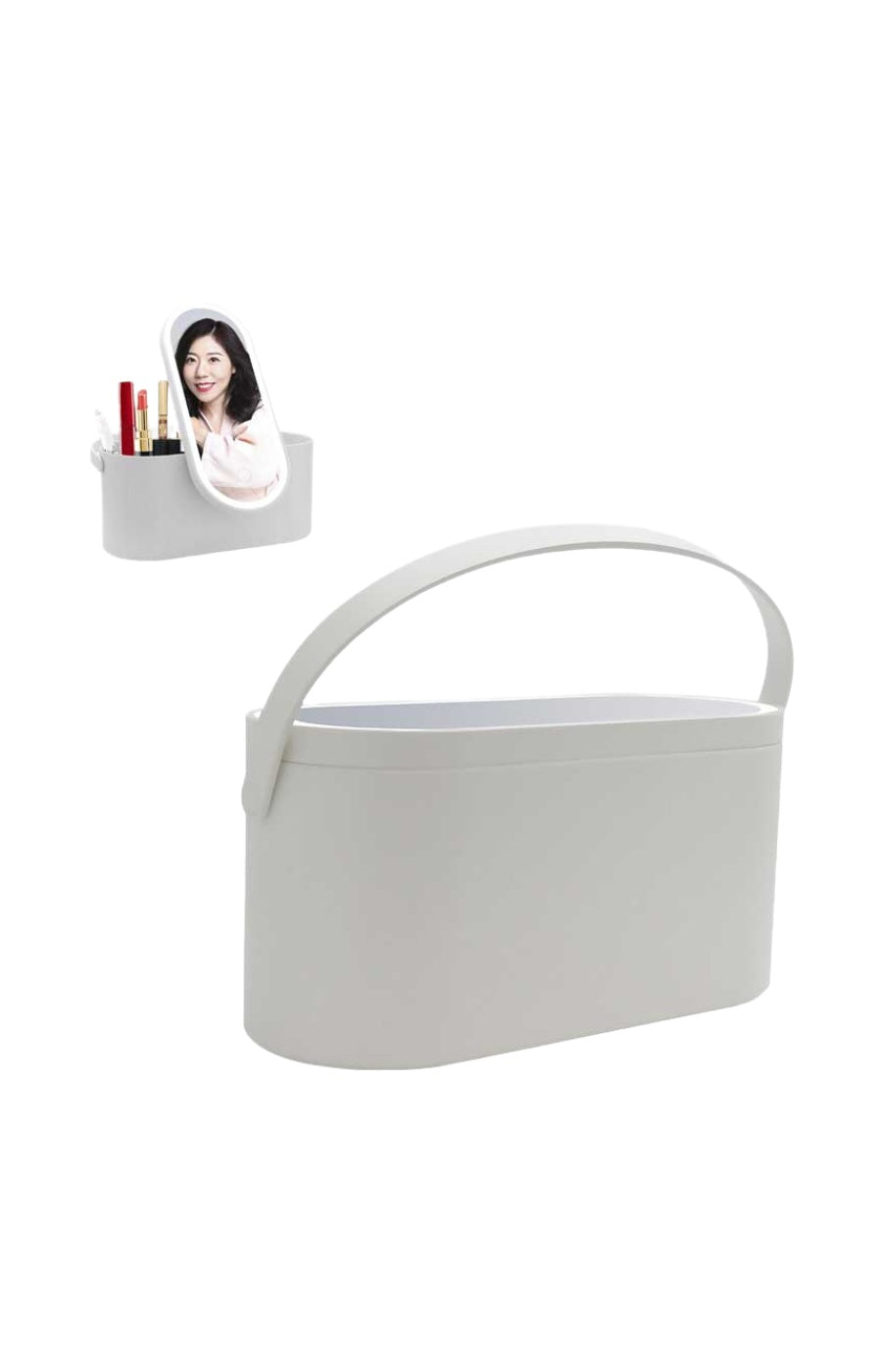 Miroir LED & boîte de rangement