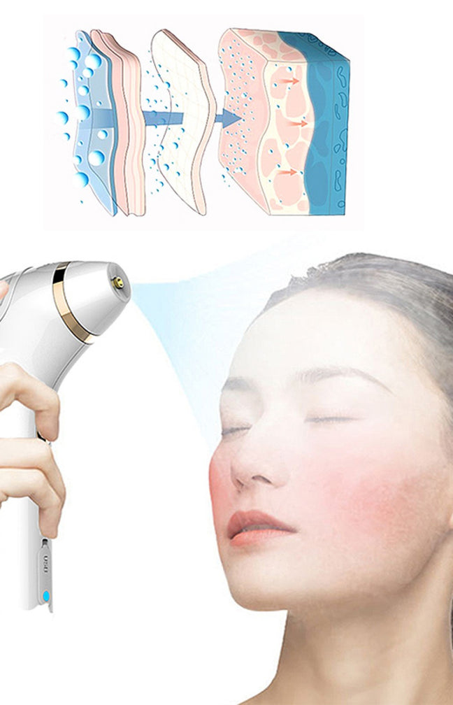 Humidificateur électrique - Visage - Blanc