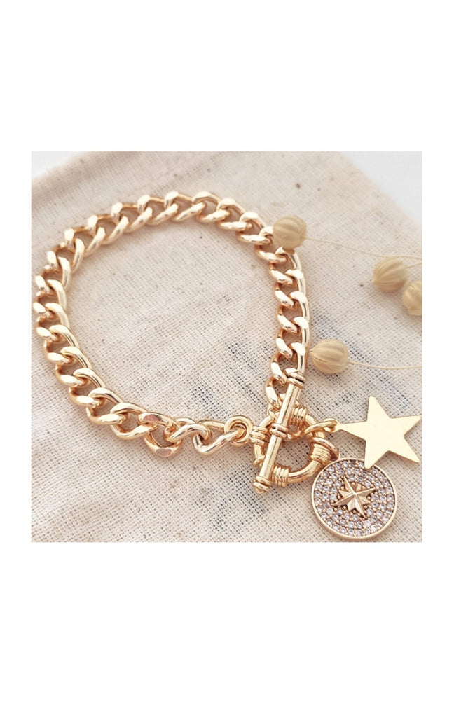 Bracelet - Laiton plaqué or