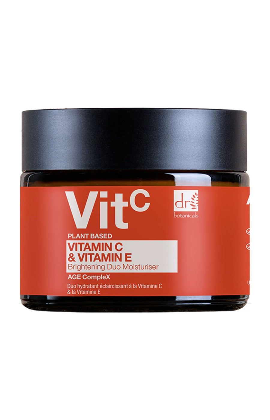 Crème hydratante éclaircissante - Vitamine C & E -Visage - 60 ml