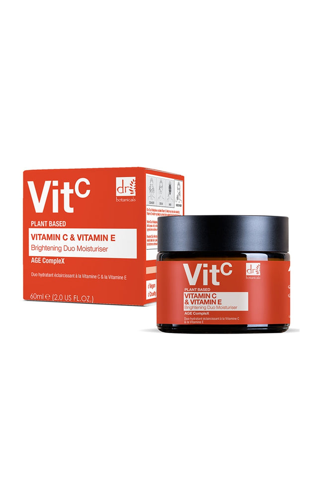 Crème hydratante éclaircissante - Vitamine C & E -Visage - 60 ml