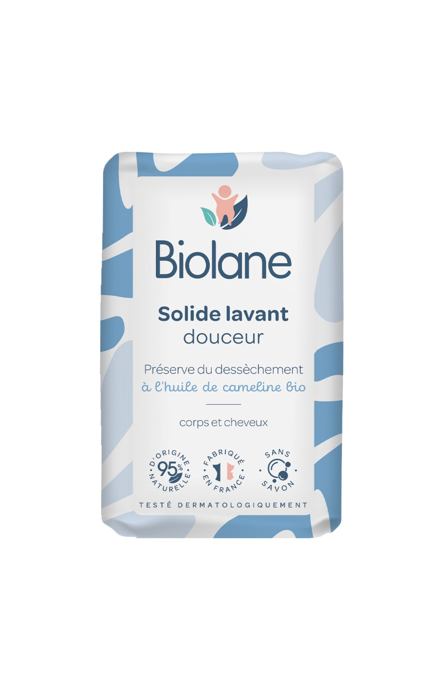 Lavant solide naturel - Huile cameline bio - 2 unités