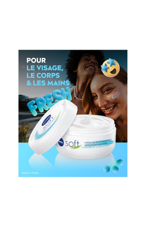 Crème hydratante - Soft - Visage, corps & mains - 50 ml