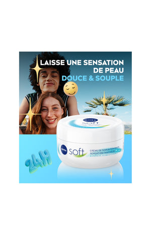 Crème hydratante - Soft - Visage, corps & mains - 50 ml