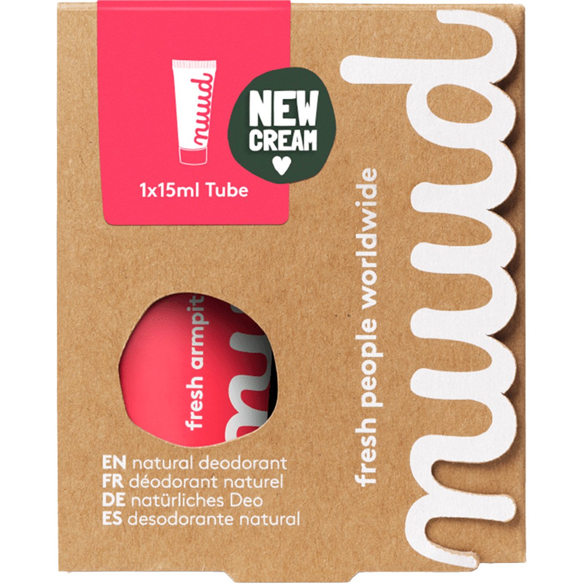 Déodorant crème naturel - Starter pack rose - 15 ml
