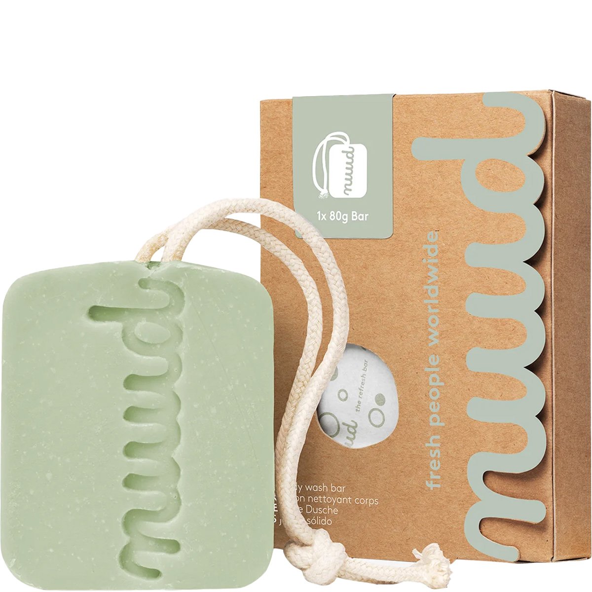 Savon solide naturel - Refresh Bar - Corps - 80 g